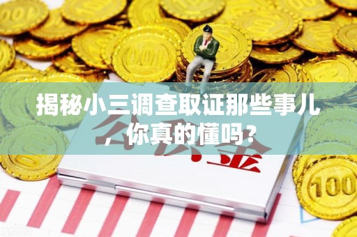 闽清揭秘小三调查取证那些事儿，你真的懂吗？