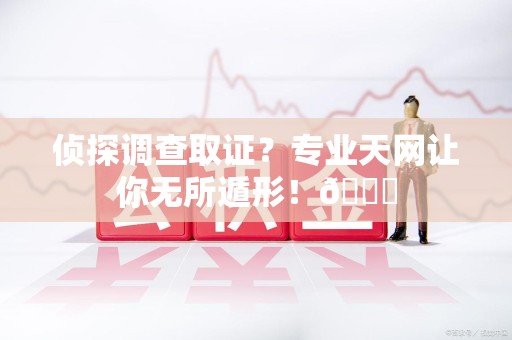 闽清侦探调查取证？专业天网让你无所遁形！😎